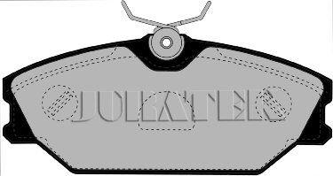 Juratek JCP1420 - Комплект спирачно феродо, дискови спирачки vvparts.bg