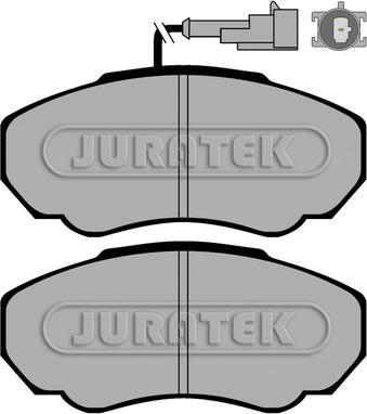 Juratek JCP1478 - Комплект спирачно феродо, дискови спирачки vvparts.bg