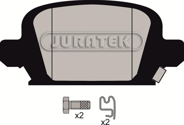 Juratek JCP1472 - Комплект спирачно феродо, дискови спирачки vvparts.bg