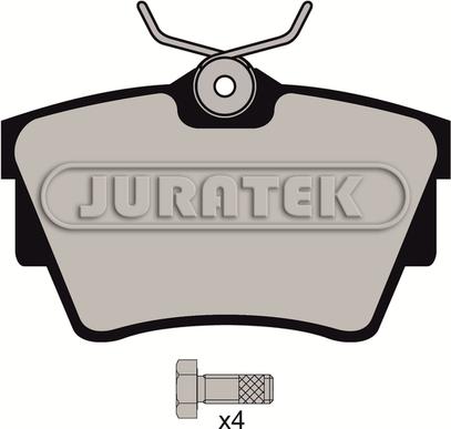 Juratek JCP1516 - Комплект спирачно феродо, дискови спирачки vvparts.bg