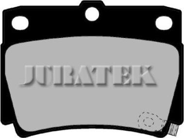 Juratek JCP1570 - Комплект спирачно феродо, дискови спирачки vvparts.bg