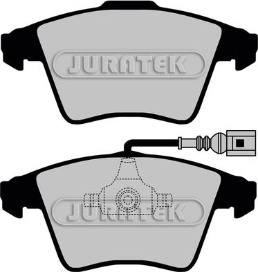 Juratek JCP1642 - Комплект спирачно феродо, дискови спирачки vvparts.bg
