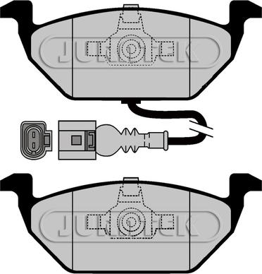 Lucas Electrical GDB1386 - Комплект спирачно феродо, дискови спирачки vvparts.bg