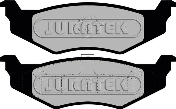 Juratek JCP1099 - Комплект спирачно феродо, дискови спирачки vvparts.bg