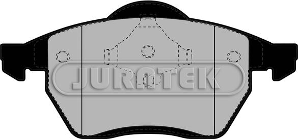 Juratek JCP1055 - Комплект спирачно феродо, дискови спирачки vvparts.bg