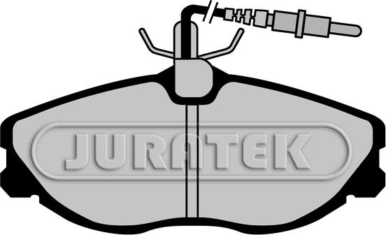 Juratek JCP1063 - Комплект спирачно феродо, дискови спирачки vvparts.bg