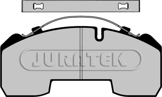 Juratek JCP1001 - Комплект спирачно феродо, дискови спирачки vvparts.bg