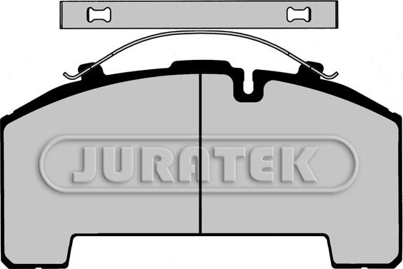 Juratek JCP1002 - Комплект спирачно феродо, дискови спирачки vvparts.bg