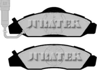 Juratek JCP1156 - Комплект спирачно феродо, дискови спирачки vvparts.bg