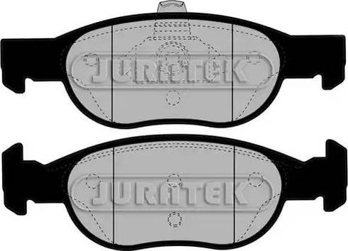 Juratek JCP1160 - Комплект спирачно феродо, дискови спирачки vvparts.bg