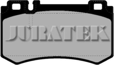 Juratek JCP1809 - Комплект спирачно феродо, дискови спирачки vvparts.bg