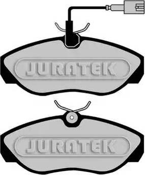 Juratek JCP1397 - Комплект спирачно феродо, дискови спирачки vvparts.bg