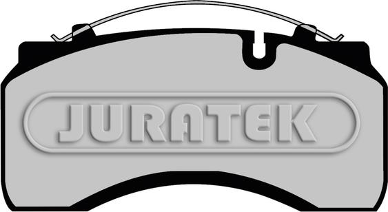 Juratek JCP130 - Комплект спирачно феродо, дискови спирачки vvparts.bg