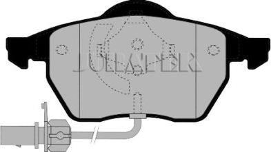 Juratek JCP1323 - Комплект спирачно феродо, дискови спирачки vvparts.bg