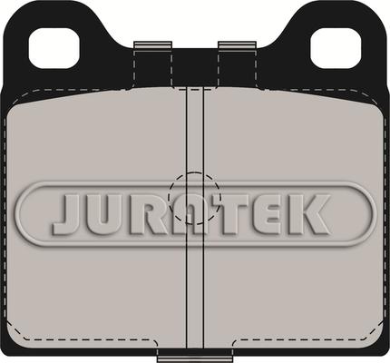 Juratek JCP125 - Комплект спирачно феродо, дискови спирачки vvparts.bg