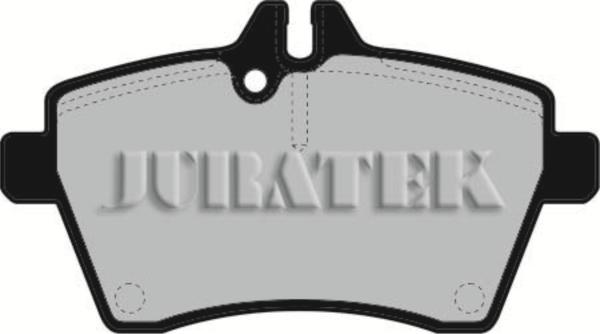 Juratek JCP1749 - Комплект спирачно феродо, дискови спирачки vvparts.bg
