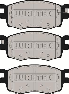 Juratek JCP174 - Комплект спирачно феродо, дискови спирачки vvparts.bg