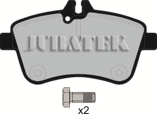 Juratek JCP1750 - Комплект спирачно феродо, дискови спирачки vvparts.bg