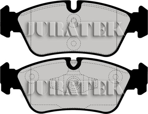 Juratek JCP1751 - Комплект спирачно феродо, дискови спирачки vvparts.bg