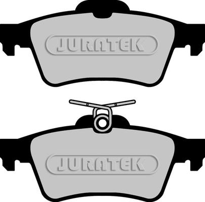 Juratek JCP1766 - Комплект спирачно феродо, дискови спирачки vvparts.bg