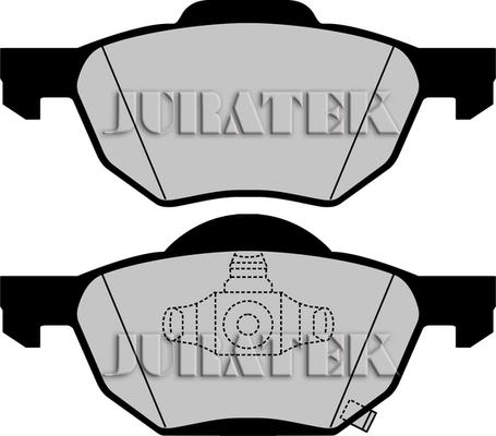 Juratek JCP1704 - Комплект спирачно феродо, дискови спирачки vvparts.bg