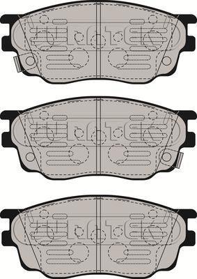 Juratek JCP1707 - Комплект спирачно феродо, дискови спирачки vvparts.bg