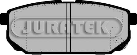 Juratek JCP1736 - Комплект спирачно феродо, дискови спирачки vvparts.bg