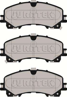 Juratek JCP8095 - Комплект спирачно феродо, дискови спирачки vvparts.bg