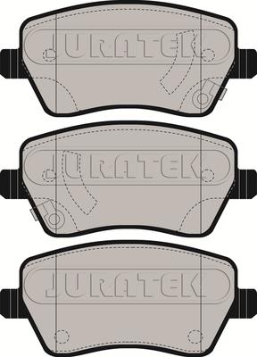 Juratek JCP8056 - Комплект спирачно феродо, дискови спирачки vvparts.bg