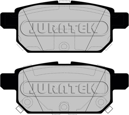 Juratek JCP8053 - Комплект спирачно феродо, дискови спирачки vvparts.bg