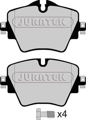 Juratek JCP8052 - Комплект спирачно феродо, дискови спирачки vvparts.bg