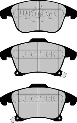 Juratek JCP8057 - Комплект спирачно феродо, дискови спирачки vvparts.bg