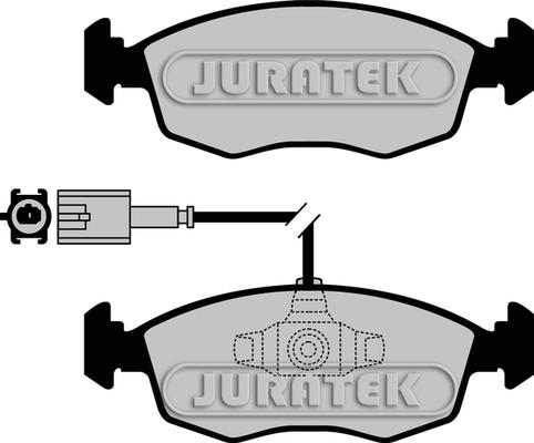 Juratek JCP8031 - Комплект спирачно феродо, дискови спирачки vvparts.bg