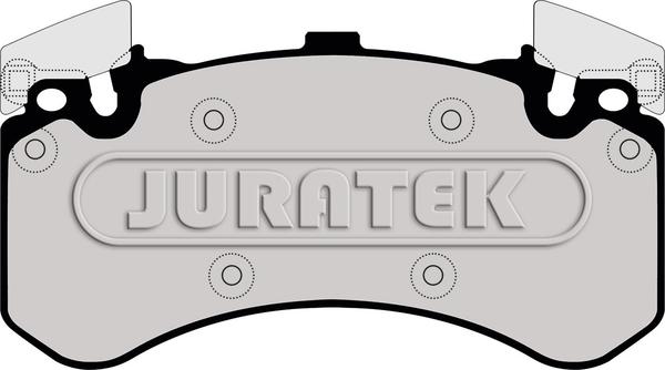 Juratek JCP8020 - Комплект спирачно феродо, дискови спирачки vvparts.bg