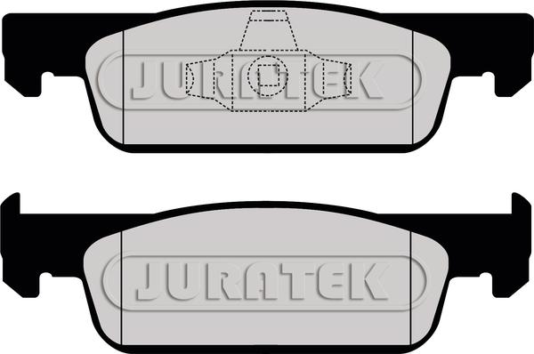 Juratek JCP8079 - Комплект спирачно феродо, дискови спирачки vvparts.bg