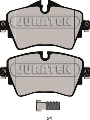 Juratek JCP8074 - Комплект спирачно феродо, дискови спирачки vvparts.bg