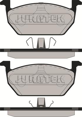 Juratek JCP8191 - Комплект спирачно феродо, дискови спирачки vvparts.bg