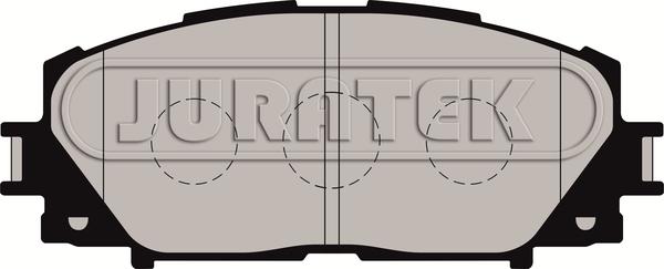 Juratek JCP8168 - Комплект спирачно феродо, дискови спирачки vvparts.bg