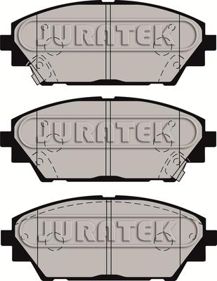 Juratek JCP8119 - Комплект спирачно феродо, дискови спирачки vvparts.bg