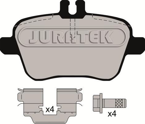 Juratek JCP8134 - Комплект спирачно феродо, дискови спирачки vvparts.bg