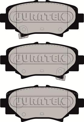 Juratek JCP8120 - Комплект спирачно феродо, дискови спирачки vvparts.bg