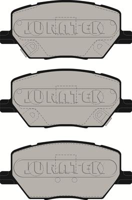 Juratek JCP8256 - Комплект спирачно феродо, дискови спирачки vvparts.bg