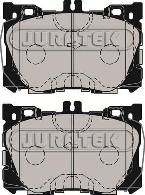 Juratek JCP8238 - Комплект спирачно феродо, дискови спирачки vvparts.bg