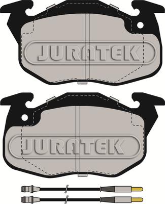 Juratek JCP393 - Комплект спирачно феродо, дискови спирачки vvparts.bg