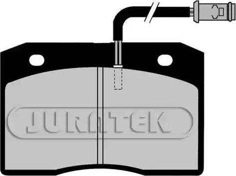 Juratek JCP377 - Комплект спирачно феродо, дискови спирачки vvparts.bg