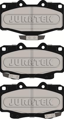 Juratek JCP797 - Комплект спирачно феродо, дискови спирачки vvparts.bg