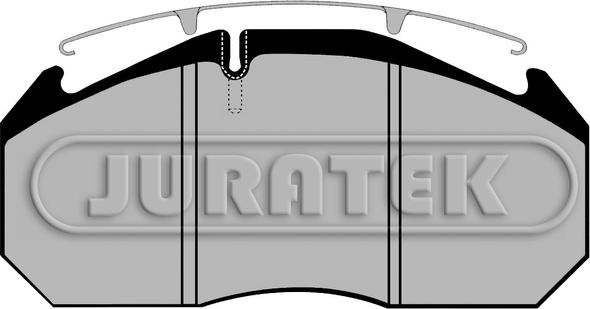 Juratek JCP760 - Комплект спирачно феродо, дискови спирачки vvparts.bg