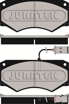 Juratek JCP709 - Комплект спирачно феродо, дискови спирачки vvparts.bg