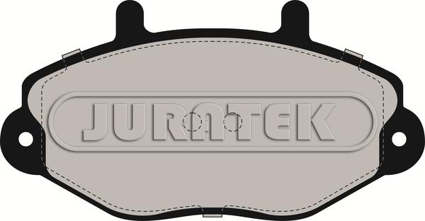 Juratek JCP701 - Комплект спирачно феродо, дискови спирачки vvparts.bg