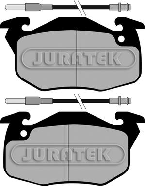Juratek JCP729 - Комплект спирачно феродо, дискови спирачки vvparts.bg